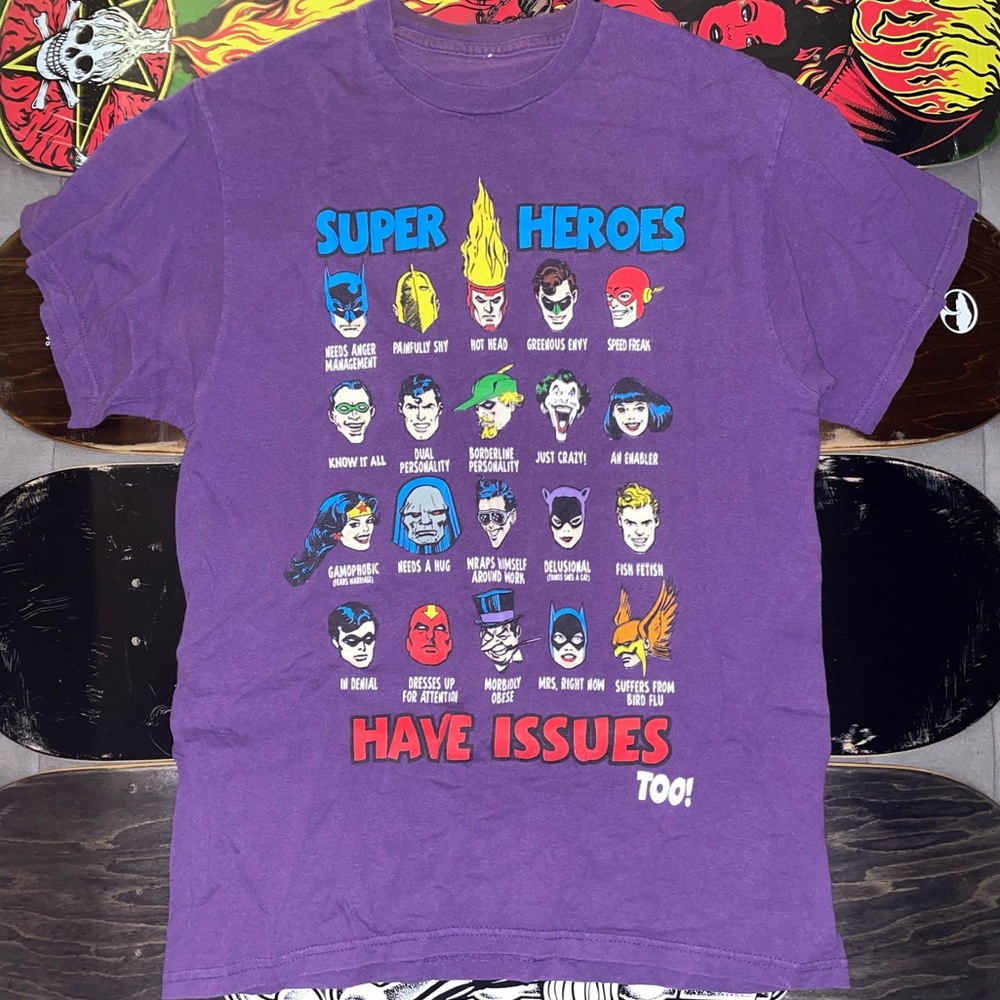 DC superheros tee